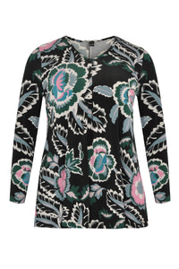 Tunic JANE v-neck - multi - #4