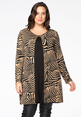 Cardigan ZEBRA - brown - #1