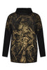 Pullover gold spray - black  - #4