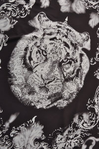 Tunic tiger wide bottom - black - #5