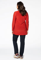 Tunic DOLCE flare v-neck - orange - #3