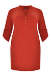 Tunic DOLCE grandad collar - orange - #4