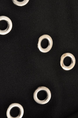 Dress INTERLOCK rings - black  - #5