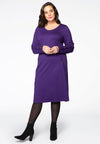 Dress INTERLOCK pockets - purple - #2