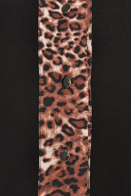 Dress leopard collar - black  - #5