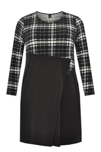 Tunic asymmetric TARA - black - #4