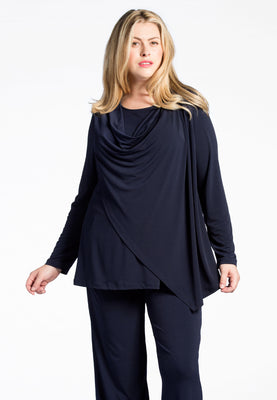 Tunic DOLCE zipped overlay - blue - #1