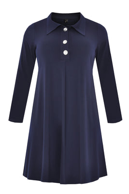 Dress stone buttons DOLCE - blue - #4