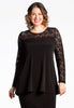 Tunic DOLCE flare lace - black 