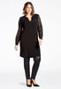 Tunic DOLCE lace sleeves - black  - #2