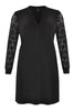 Tunic DOLCE lace sleeves - black  - #4