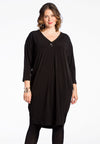 Dress DOLCE v-neck button - black - #2