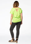 Top double v-neck - green - #3