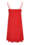 Dress spaghetti straps DOLCE - red - #3