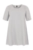 Tunic wide bottom LINEN - grey  - #4