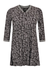 Tunic wide bottom MIA - black - #4
