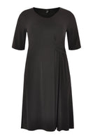 Dress puckered DOLCE - black  - #4