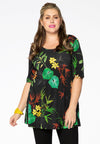 Tunic flare TROPICAL - white 