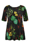 Tunic flare TROPICAL - white - #4