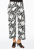 Trousers 7/8 PAISLEY FLOWER - white 