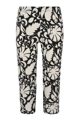 Trousers 7/8 PAISLEY FLOWER - white  - #4