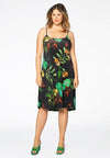 Dress spaghetti TROPICAL - white - #2