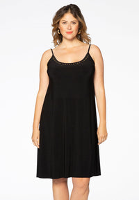 Dress spaghetti beads DOLCE - black - #1