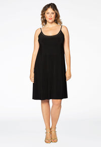 Dress spaghetti beads DOLCE - black - #2