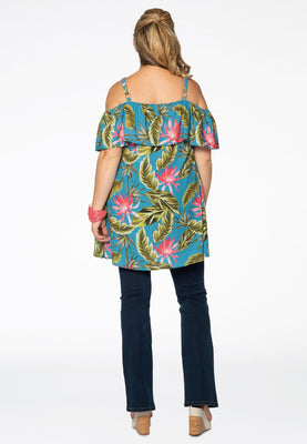 Tunic off shoulder HAWAII - multi - #3