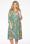 Dress buttoned HAWAII - multi