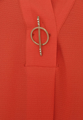 Dress metal pin - red  - #5