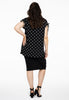 Tunic shoulder string DOTS - black  - #3