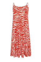 Dress spaghetti ZEBRA - red  - #4