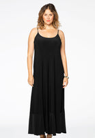 Dress spaghetti long DOLCE - black  - #1