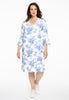 Dress ruffled BAMBOO - white  - #2