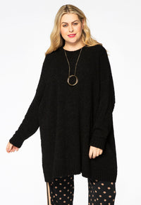 Pullover wide TEDDY - black - #1