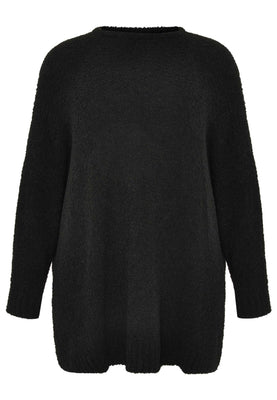 Pullover wide TEDDY - black  - #4