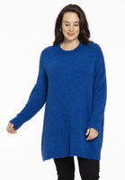 Pullover wide TEDDY - blue - #1