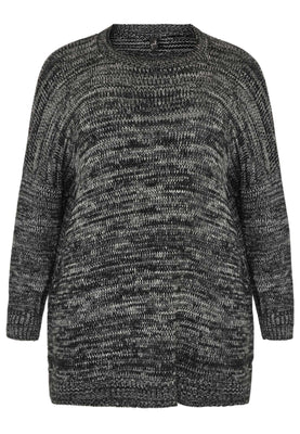 Pullover mouliné - black  - #3