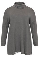 Pullover wide high neck - grey  - #4