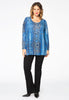 Tunic flare SNAKE - blue - #2