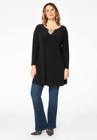 Tunic wide bottom rings DOLCE - black - #2