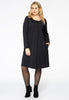 Dress buttoned pleat COCO - black  - #2