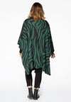 Poncho ZEBRA - green - #3