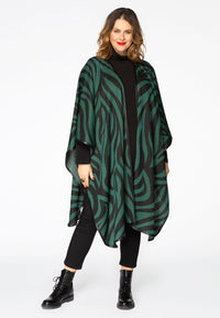 Poncho ZEBRA - green - #2