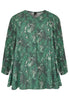 Blouse wide SNAKE - green  - #4