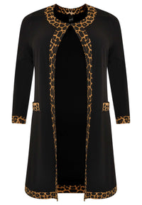Cardigan leopard / uni DOLCE - black - #4
