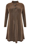 Dress poloneck LUREX - black - #4