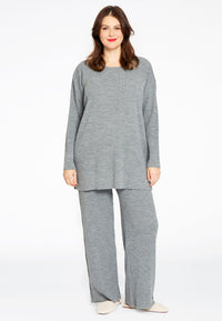 Pullover wide rib LOUNGE - grey - #2