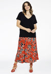 Skirt MIX PRINT - red - #2